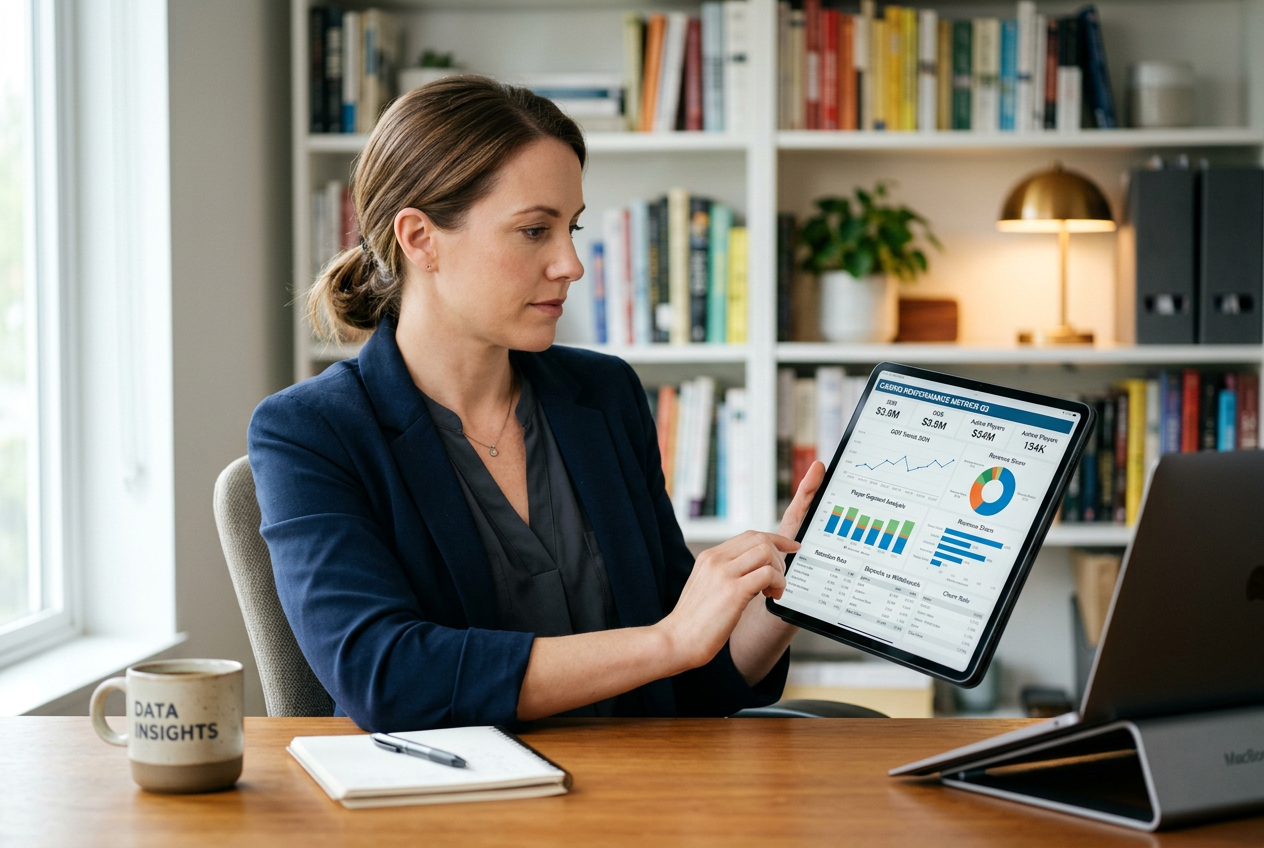 A professional expert analyzing online casino data.